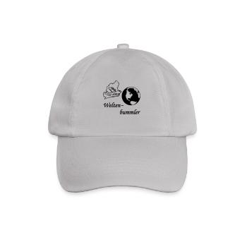 Weltenbummler SVG - Baseballkappe - Grau - Vorne