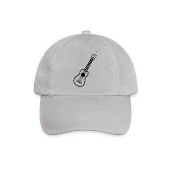 Ukulele - Baseballkappe - Grau - Vorne