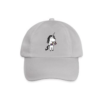Einhorn tanzen - Baseballkappe - Grau - Vorne