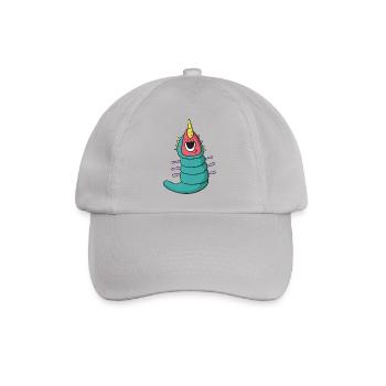 Einhorn Monster Geschenk Horror Halloween Fantasie - Baseballkappe - Grau - Vorne