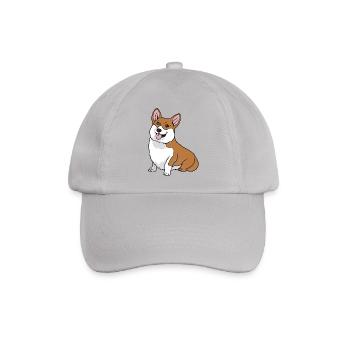 Welsh Corgi Pembroke Cardigan Hund - Baseballkappe - Grau - Vorne