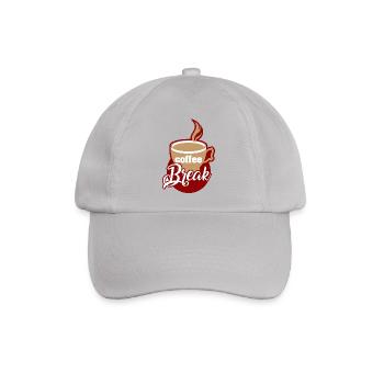 Coffee - Break - Baseballkappe - Grau - Vorne