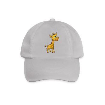 Giraffe - Baseballkappe - Grau - Vorne