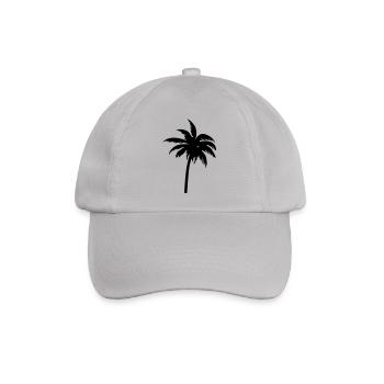 Palme - Baseballkappe - Grau - Vorne