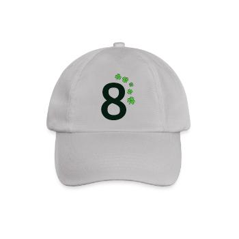 8 - Baseballkappe - Grau - Vorne