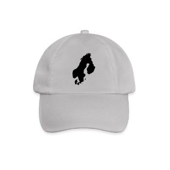 Skandinavien - Baseballkappe - Grau - Vorne