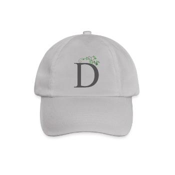 D mit Kleeblätter - Baseballkappe - Grau - Vorne