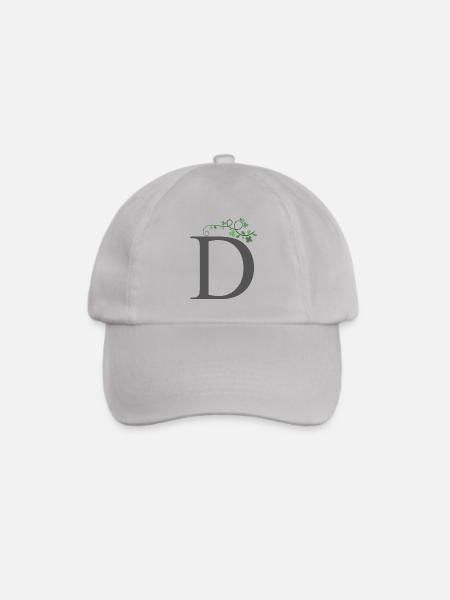 D mit Kleeblätter - Baseballkappe - Grau