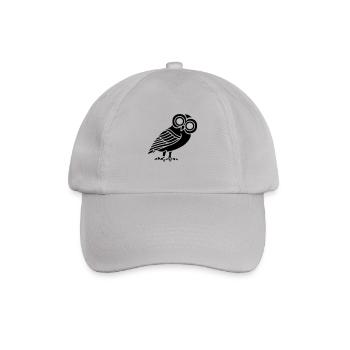 eule athena vogelsymbol mythologische weisheit - Baseballkappe - Grau - Vorne