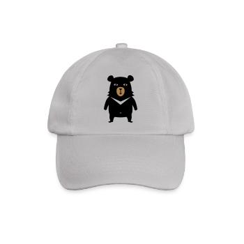 BOBBY DER BÄR T-SHIRT - Baseballkappe - Grau - Vorne