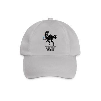 Party Saurus - Baseballkappe - Grau - Vorne