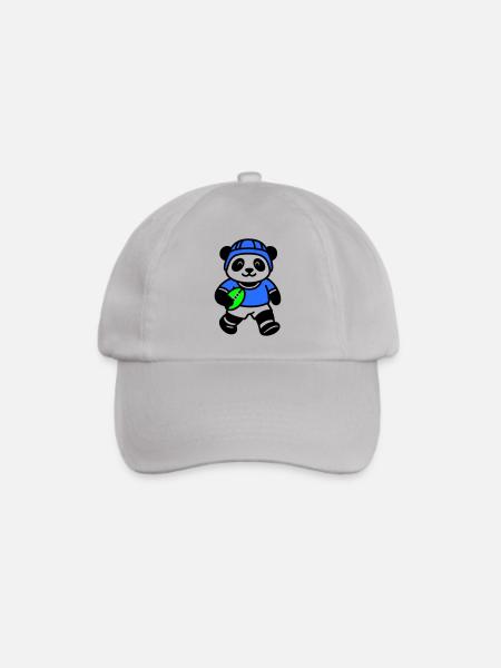 Panda-Rugby - Baseballkappe - Grau