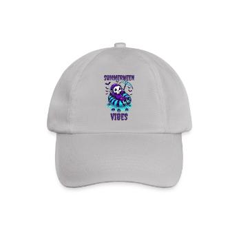 Summerween Vibes mit Sensenmann - Baseballkappe - Grau - Vorne
