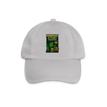 Nichtbinäre Stylistin von Saturn Halloween - Baseballkappe - Grau - Vorne