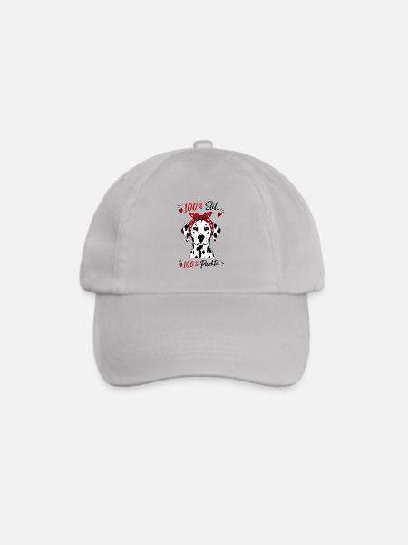Dalmatiner 100% Stil - Baseballkappe - Grau
