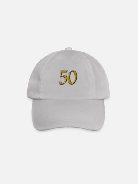 gold 50 - Baseballkappe - Grau