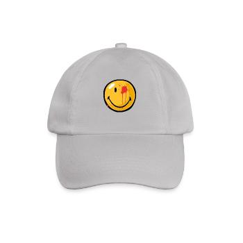 Smiley eye shot - Baseballkappe - Grau - Vorne