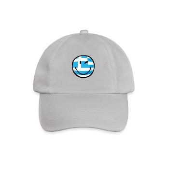 Smiley Greece - Baseballkappe - Grau - Vorne
