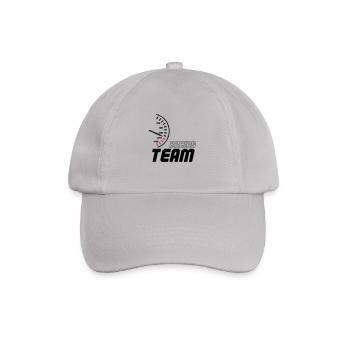 racing_team_01 - Baseballkappe - Grau - Vorne