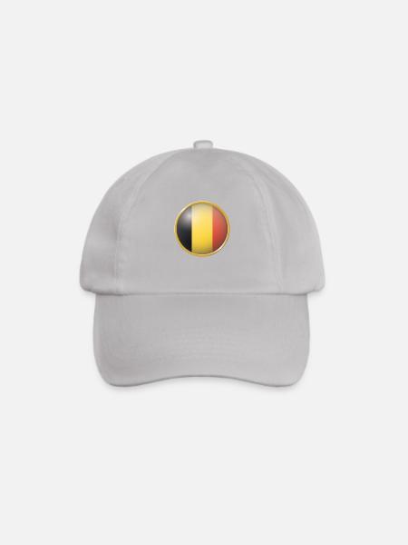 Belgien Emblem - Baseballkappe - Grau
