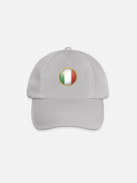 Italien Emblem - Baseballkappe - Grau