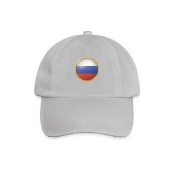 Russland Emblem - Baseballkappe - Grau - Vorne