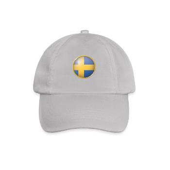 Schweden Emblem - Baseballkappe - Grau - Vorne