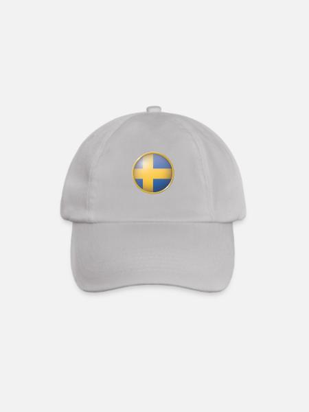 Schweden Emblem - Baseballkappe - Grau
