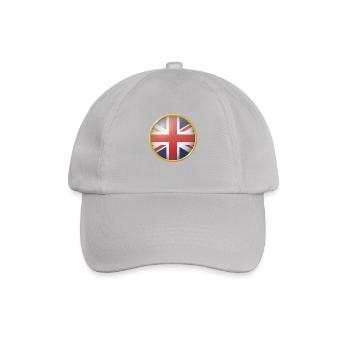 Großbritannien Emblem - Baseballkappe - Grau - Vorne