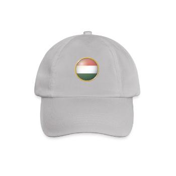 Ungarn Emblem - Baseballkappe - Grau - Vorne