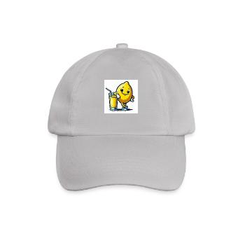Zitrone - Baseballkappe - Grau - Vorne