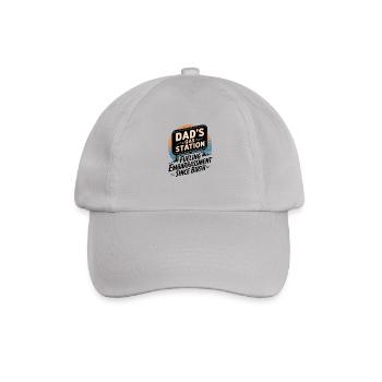 Dad's Gas Station - Baseballkappe - Grau - Vorne