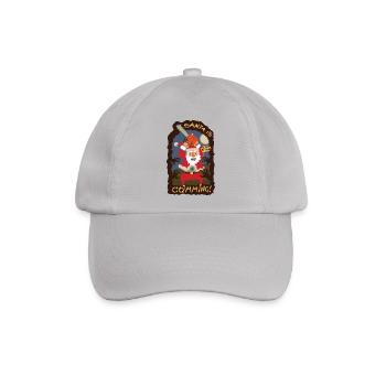Horror santa - Baseballkappe - Grau - Vorne