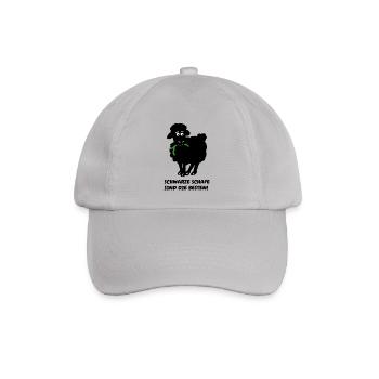 schwarzes schaf - Baseballkappe - Grau - Vorne