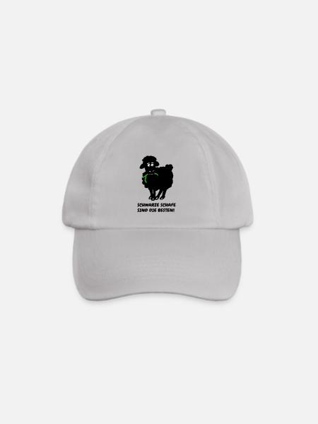 schwarzes schaf - Baseballkappe - Grau