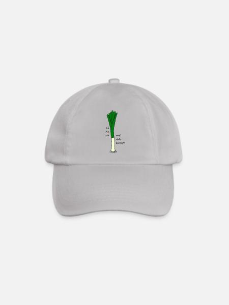 Lauch - Baseballkappe - Grau