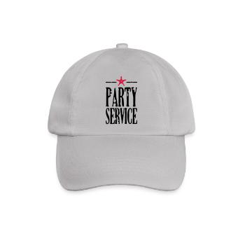 Partyservice / Party service (2c) - Baseballkappe - Grau - Vorne