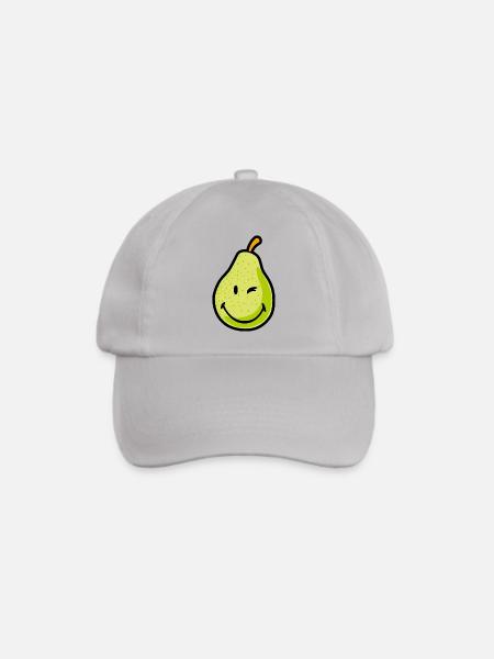 Smiley Pear - Baseballkappe - Grau