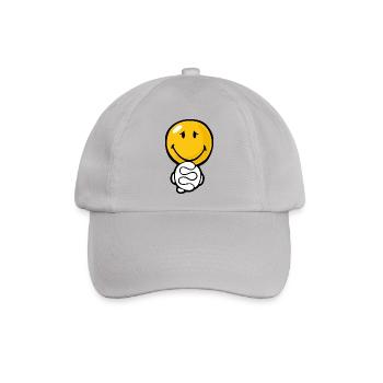 Smiley Plead - Baseballkappe - Grau - Vorne