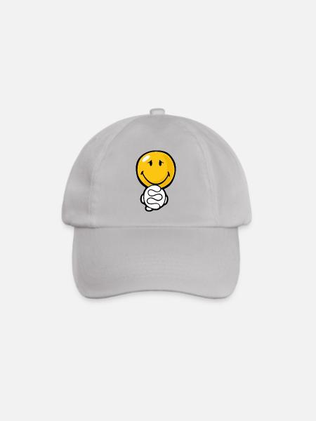 Smiley Plead - Baseballkappe - Grau