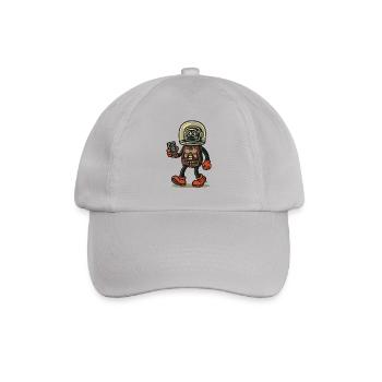 Spionage-Roboter - Baseballkappe - Grau - Vorne