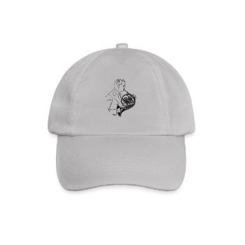 Horn - Baseballkappe - Grau - Vorne
