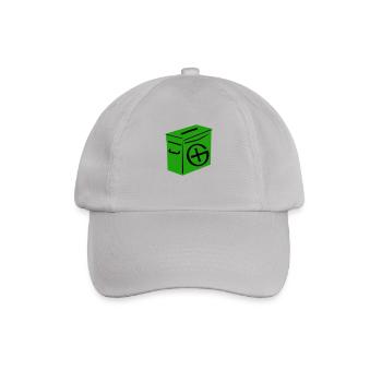 Geocaching: Ammo Can - Baseballkappe - Grau - Vorne