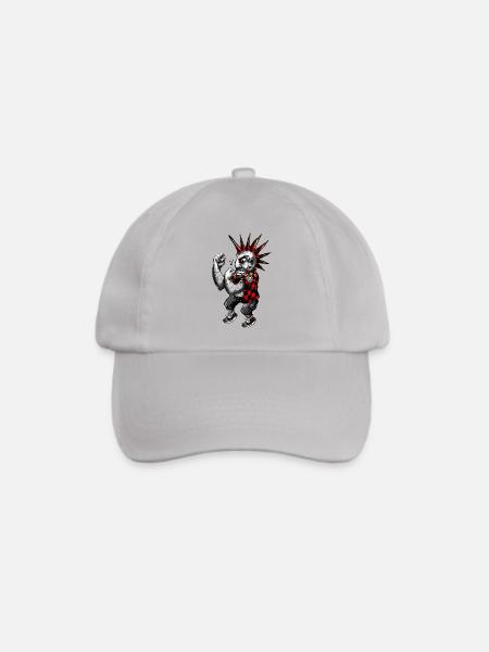 Fighting Punk - Baseballkappe - Grau
