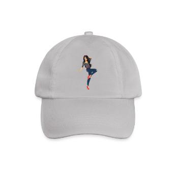 Pinup Girl - Baseballkappe - Grau - Vorne