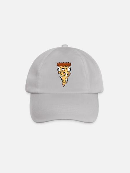 Pizza-Monster - Baseballkappe - Grau