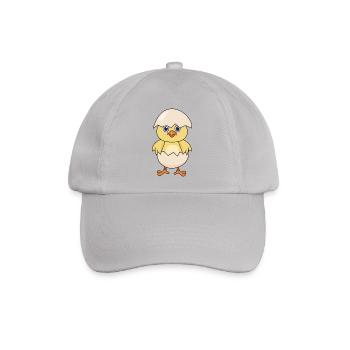 Küken Huhn Geflügel - Baseballkappe - Grau - Vorne