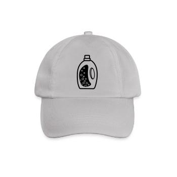 Waschmittelflasche - Baseballkappe - Grau - Vorne