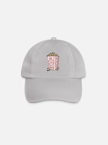 Popcorn - Baseballkappe - Grau