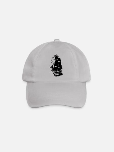 Segelschiff - Baseballkappe - Grau